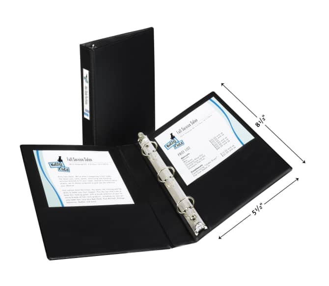 Avery Mini Durable Binder 175 Sheet Capacity Black 27257 Avery Com