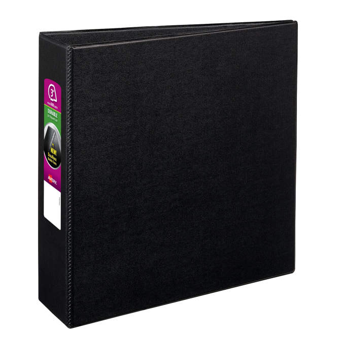 Avery Durable Binder 600-Sheet Capacity Black (27650) | Avery.com