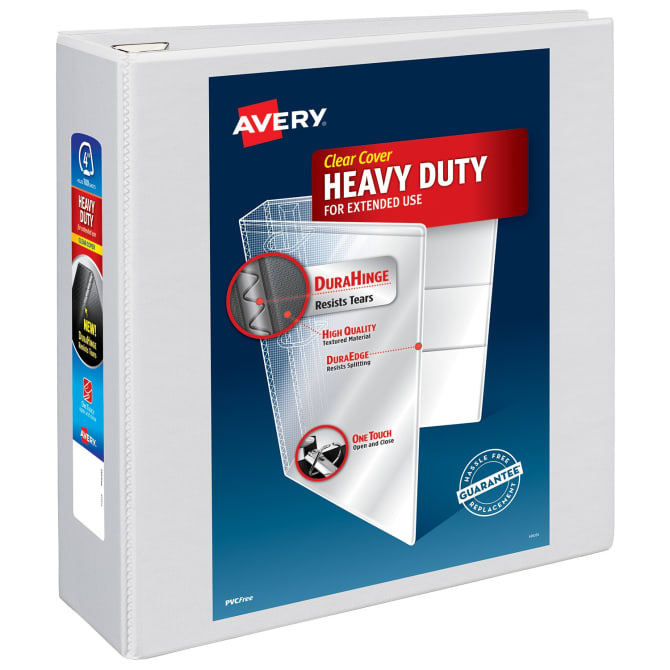 Avery Heavy-Duty View Binder 780-Sheet Capacity White (79104 ...
