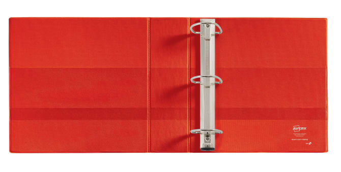 Heavy Duty Binder - Red - Binders, Inc