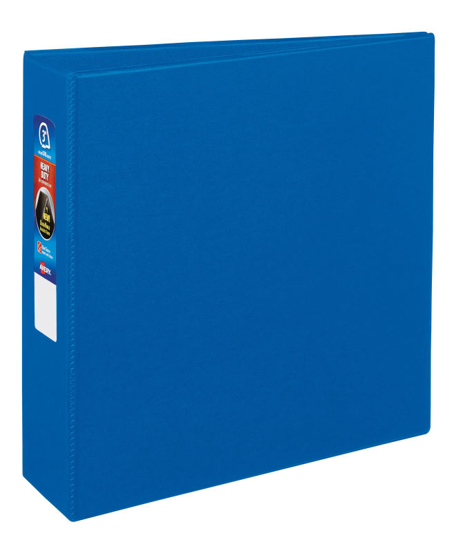 3 Ring Binder for 5.5x8.5 Stamp Dealer Sales Pages For Large Size Sheets  Blue