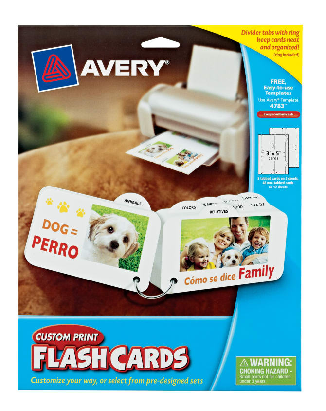 Flash Card Printing, Custom Printed Flashcards