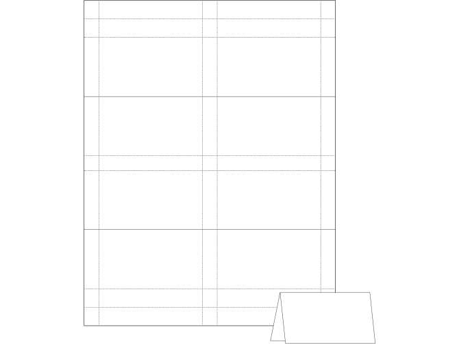 Avery Printable Small Tent Cards with Sure Feed Technology 2
