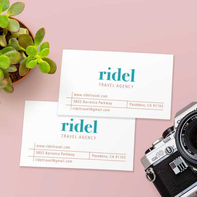 3.5 x 2 Printable Business Cards - White Cardstock - OL244KW