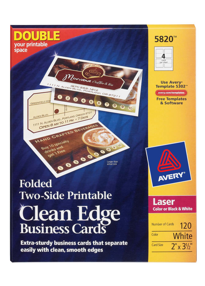 88220 Avery Two Side Printable Clean Edge Rounded Corner Business Cards For Inkjet Printers Pack Of 160 White Cards Card Stock Paper Rapidinfrastruktur Com
