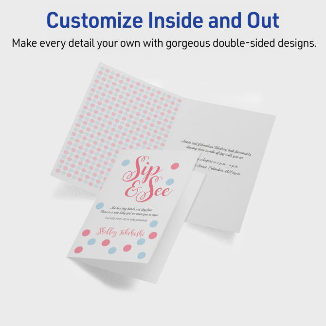 Avery(R) Greeting Cards with Envelopes, Half-Fold, 5-1/2" x 8-1/2", Matte  White, 30 Blank Greeting Cards (8316) | Avery.com