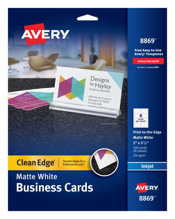 Avery 8869 Template