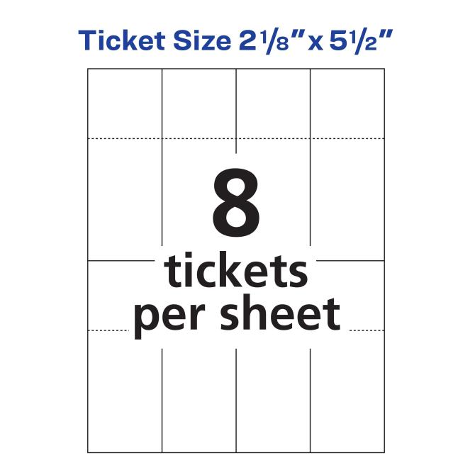 Printable tickets hot sale
