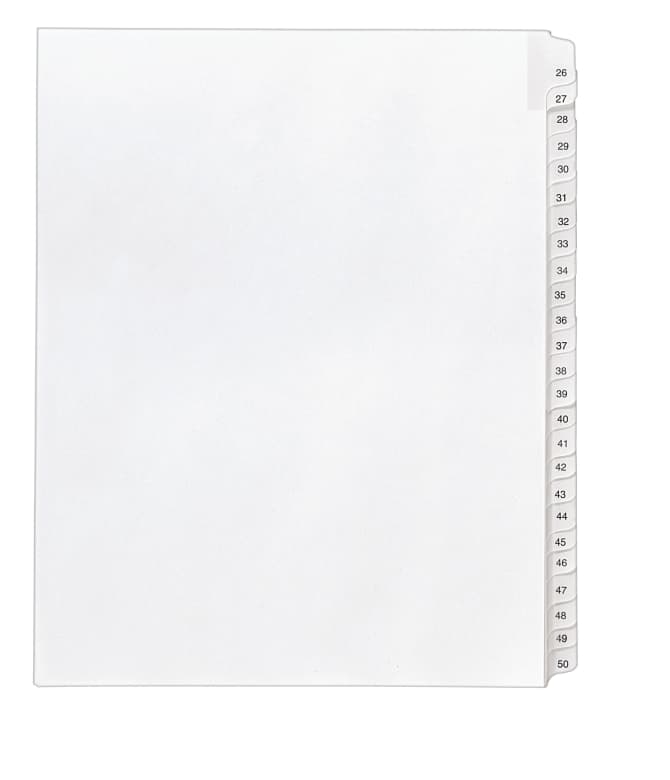 Decorative 3 Ring Binder Dividers Shelly Lighting