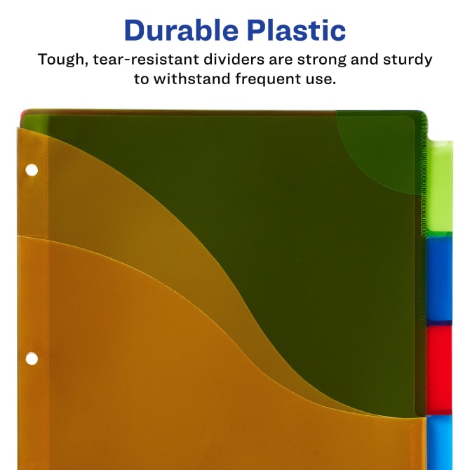 Clear Divider Tabs 5 Pieces for 5x7 Reusable Sticker Book Storage –  Samantha Mae Sticks