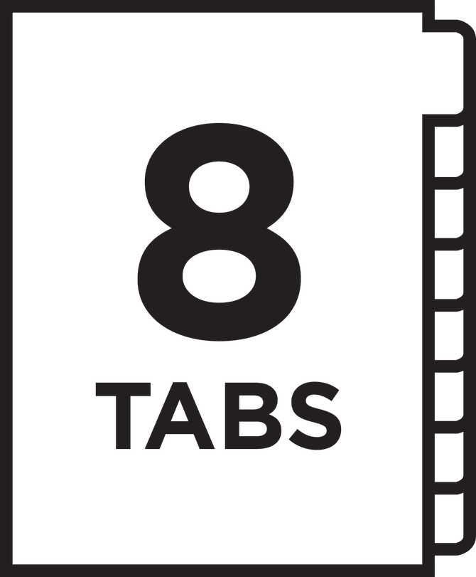 Avery Print & Apply Unpunched Dividers 25 Sets (11444 ...