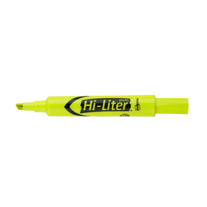 Avery Hi-Liter® Desk-Style Highlighter Smear Safe™, Nontoxic (24000)