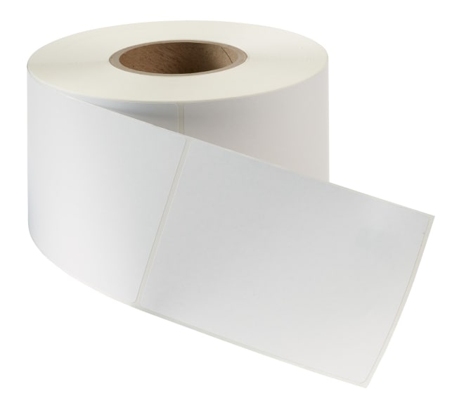 MFLABEL Fanfold 4 x 6 Direct Thermal Labels White Perforated Shipping Labels,4 Stacks,Total 4000 Labels