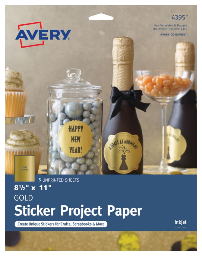 Avery Clear Sticker Project Paper - Shop Dividers & Labels at H-E-B