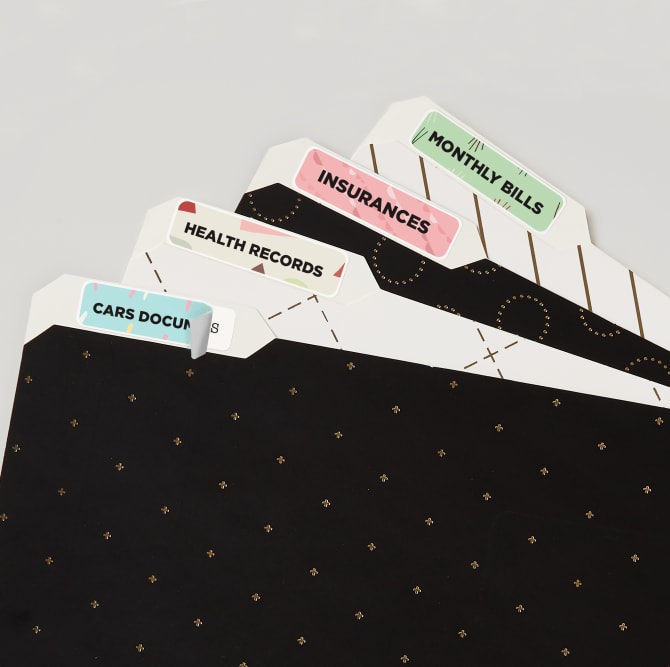 TrueBlock® Extra Large File Folder Labels, 15/16