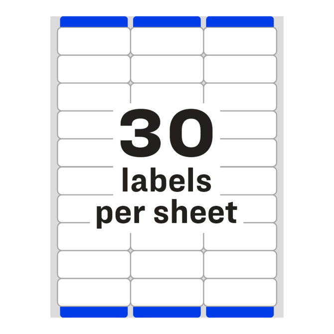 Easy Peel Address Labels 1" 2-5/8" 3,000 Labels | Avery.com