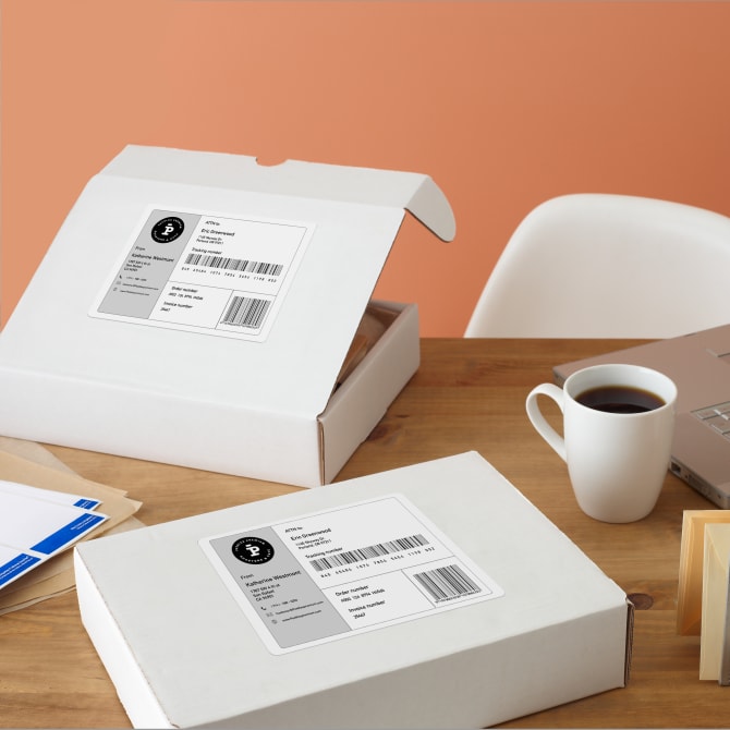 Avery Shipping Labels Permanent Adhesive 400 Labels (5168 ...