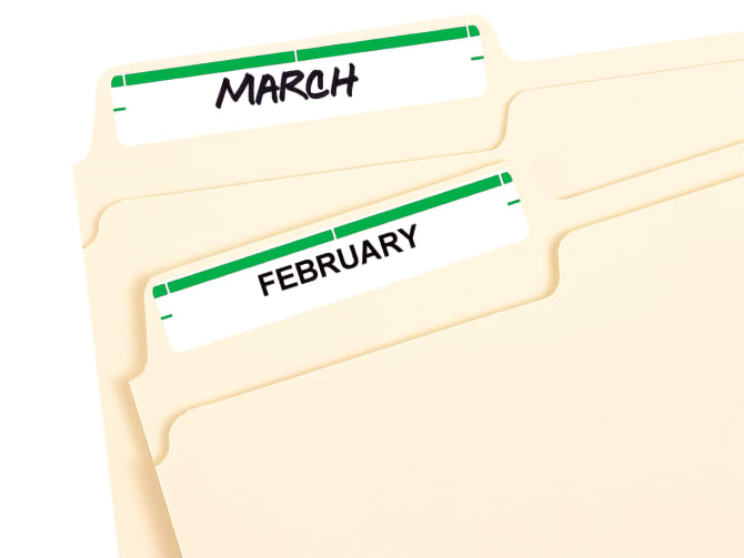 Avery File Folder Labels Green 252 Labels (5203) | Avery.com
