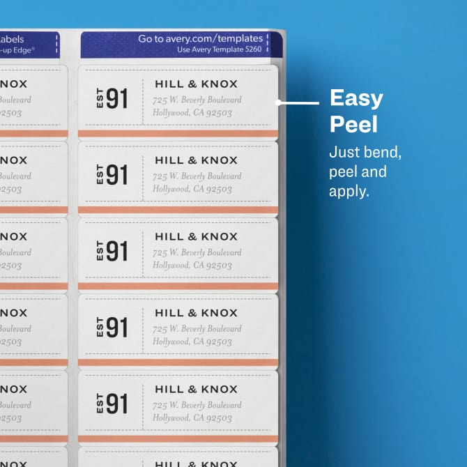 Avery Easy Peel Address Labels 1