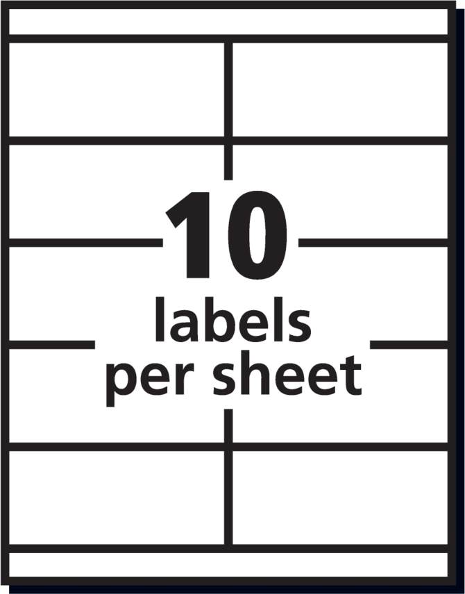 Avery Shipping Labels for Copiers 2