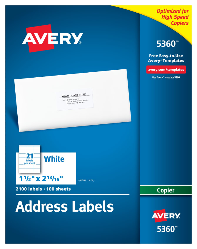 Avery 5360 Template Word