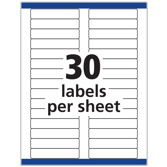 Avery File Folder Labels With