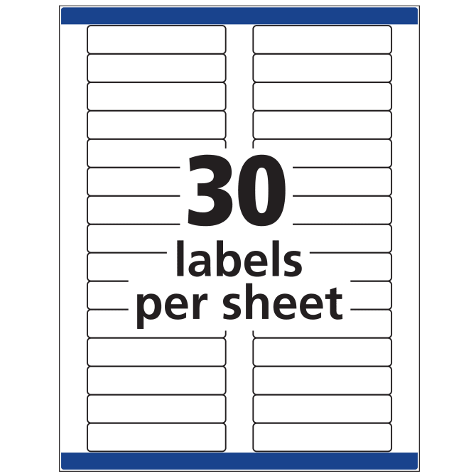 TrueBlock File Folder Labels 2 3 x 3 7 16 1 500 Printable