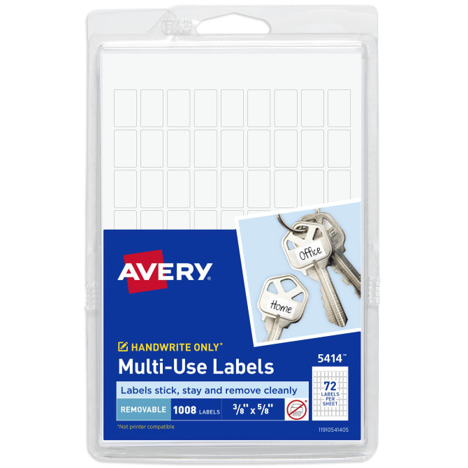 Avery - Help keep your office clean by labeling pen containers