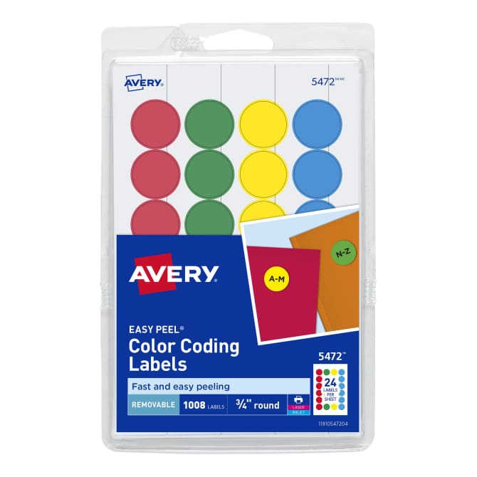 Avery sticker labels outlet