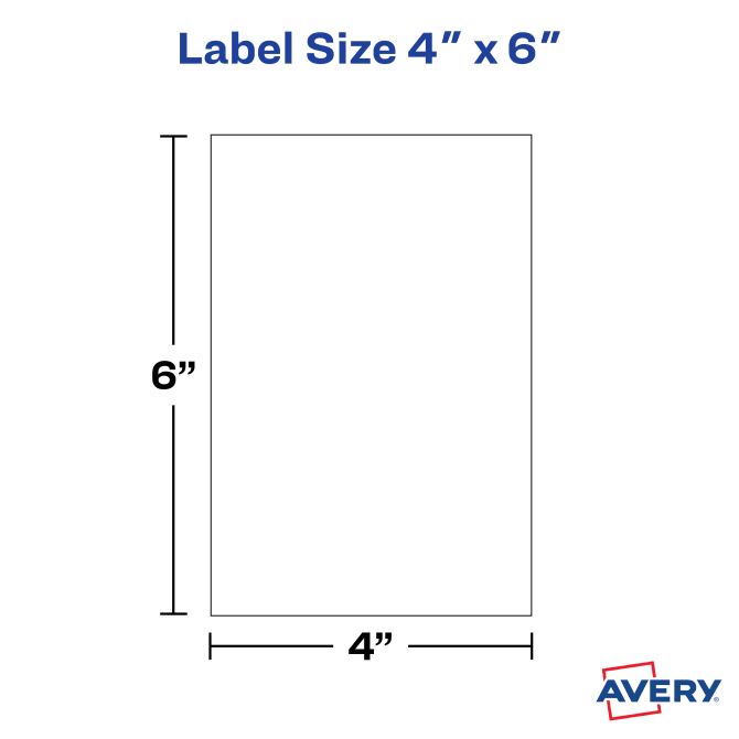 Avery® Removable Labels, 4
