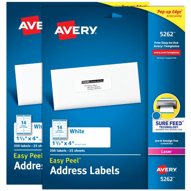 Easy Peel® Address Labels, 1-1/3