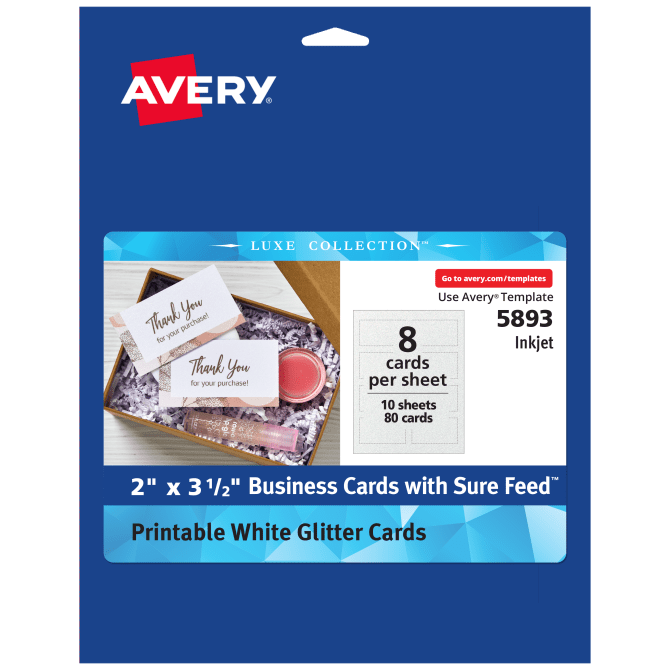 Avery business clearance cards