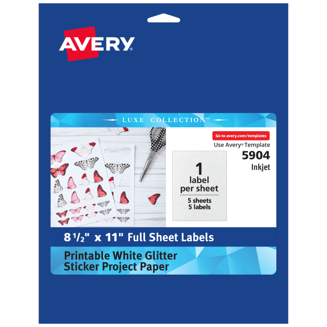 Avery sticker paper deals