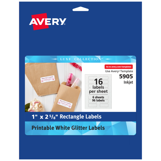 Avery Shipping Labels Permanent Adhesive 20 Labels (5292 ...