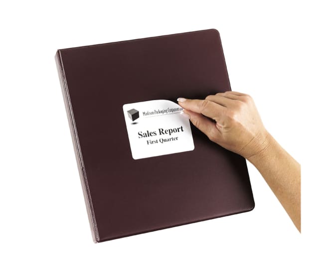 Avery Removable ID Labels 3-1/3