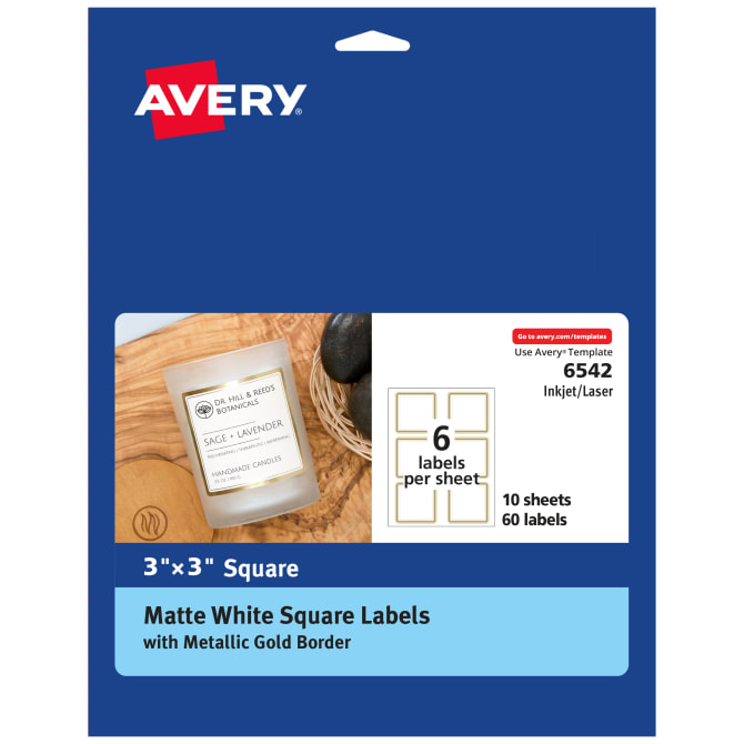 Custom Birthday Stickers - 1 Qty - Avery