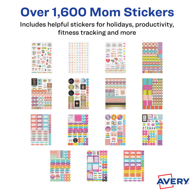Lamare Monthly Stickers - 1,000 Stickers
