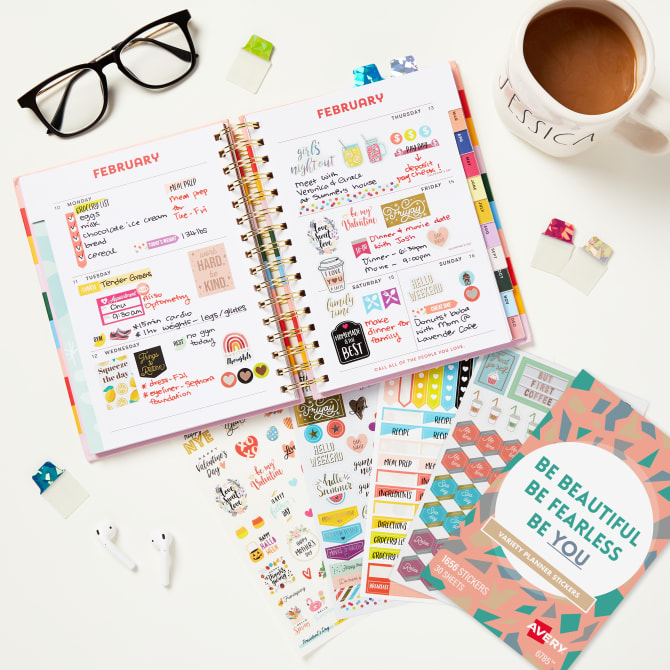 Avery® Planner Stickers Variety Pack, 30 Sticker Sheets, 1,656 Stickers  Total (6785)