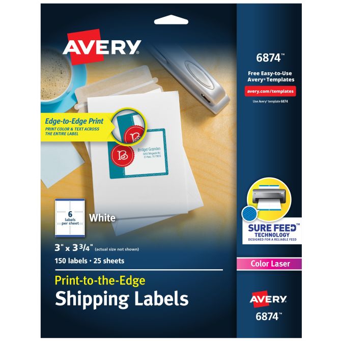 Avery print outlet