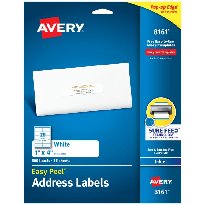 Avery 8161 Address Label Template