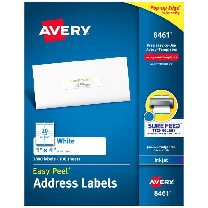 Avery lables 5366