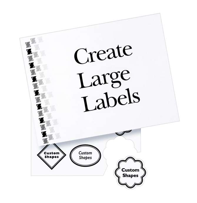 Name Labels Pack - 100 Stick On Labels