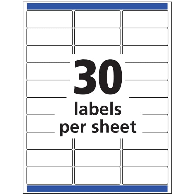 Avery® Matte Clear Address Labels, Sure Feed™ Technology, Laser, 1