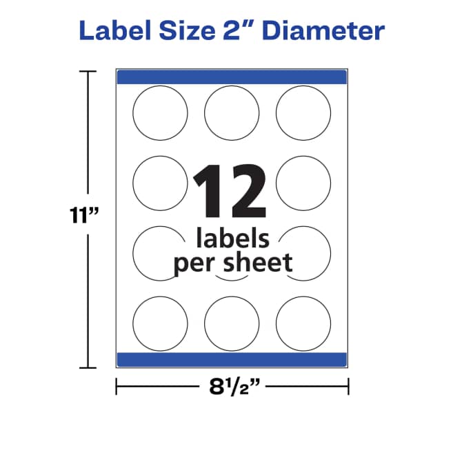 Shop for and Buy Large Round Aluminum Tag 1-1/2 Inch - BLANK at