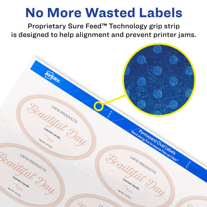 Avery® Oval Labels, 2