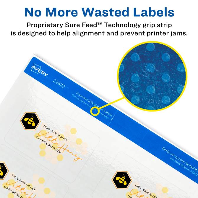 Avery® Glossy Clear Labels, 2