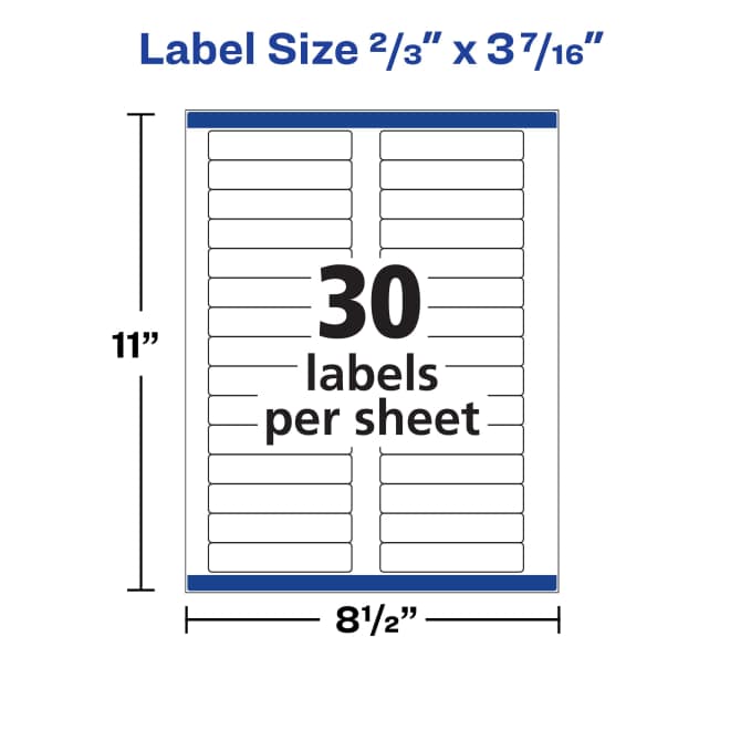 Avery File Folder Labels With