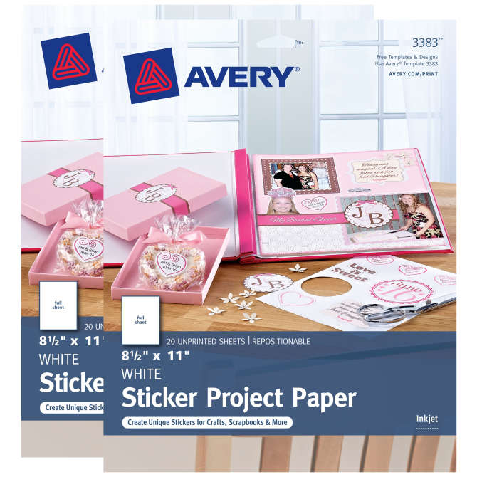 Premium - Matte Clear - Sticker Paper for Inkjet Printers