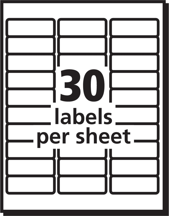 Avery Easy Peel Address Labels 300 Labels (18160) | Avery.com