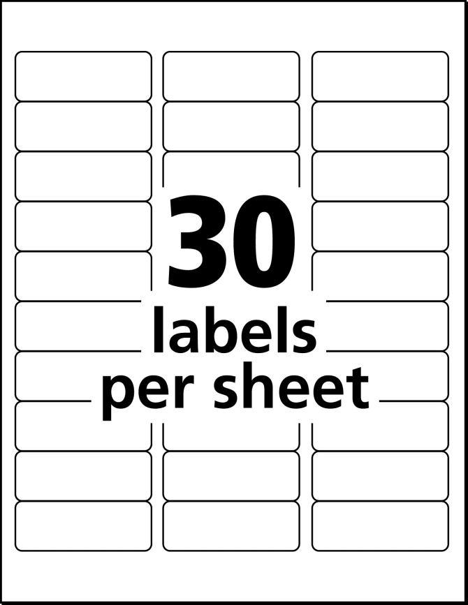 Avery EcoFriendly Address Labels 48860 300 Labels (48860 ...